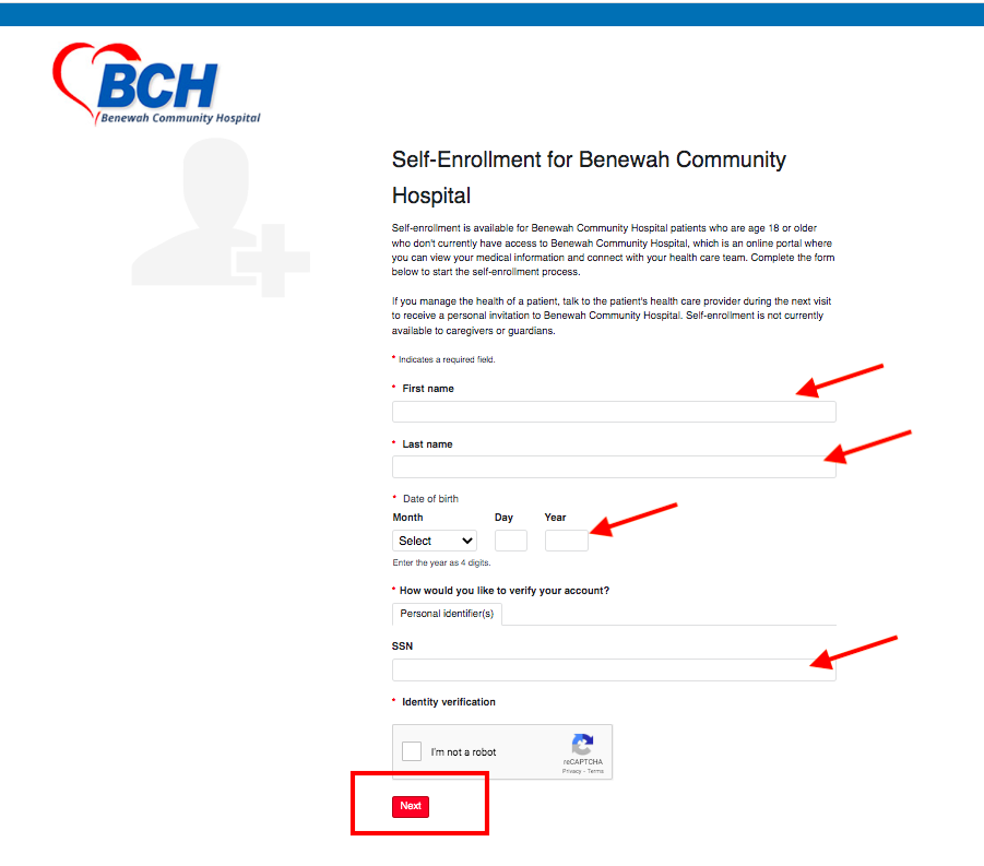 Benewah Community Hospital Patient Portal