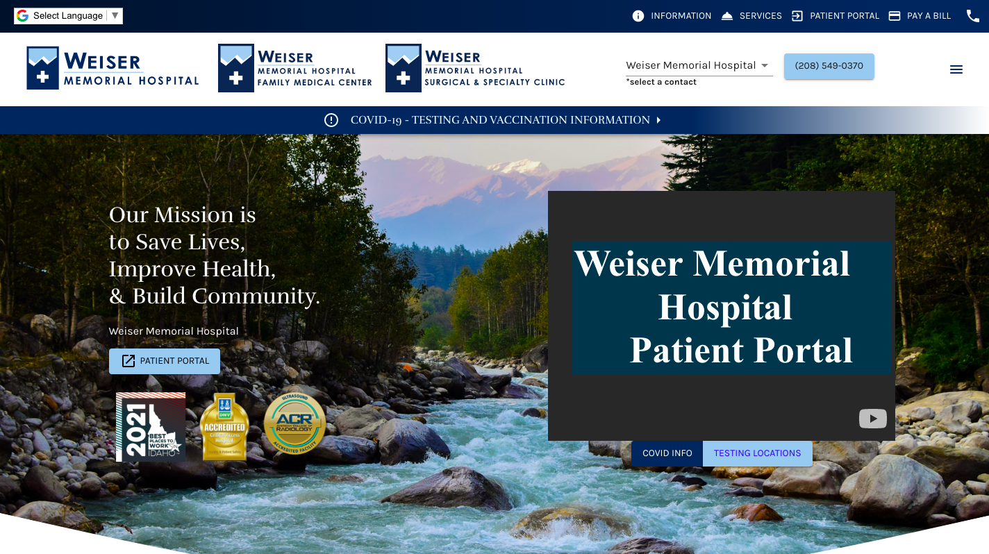 Weiser Memorial Hospital Patient Portal