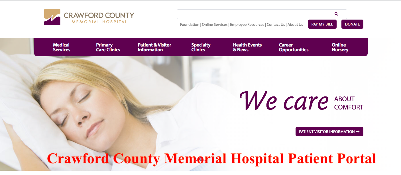 Crawford County Memorial Hospital Patient Portal
