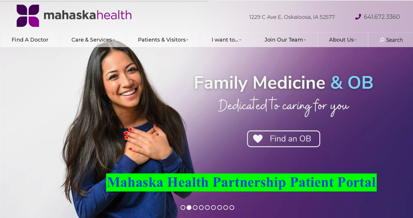 Mahaska Health Partnership Patient Portal