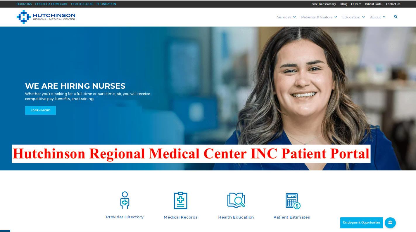 Hutchinson Regional Medical Center INC Patient Portal