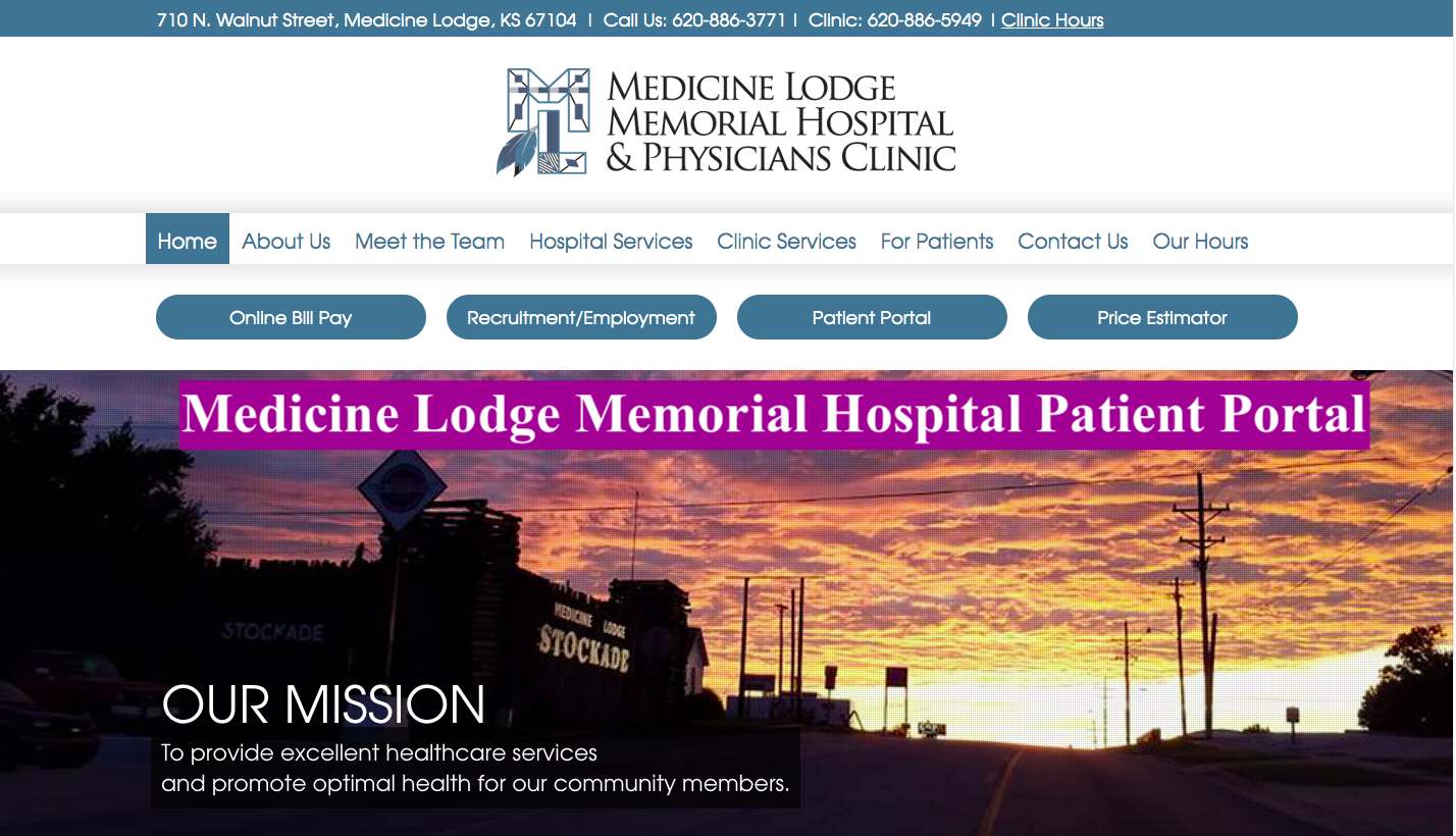 Medicine Lodge Memorial Hospital Patient Portal