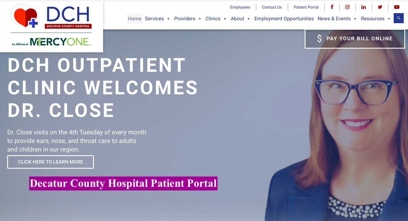 Decatur County Hospital Patient Portal