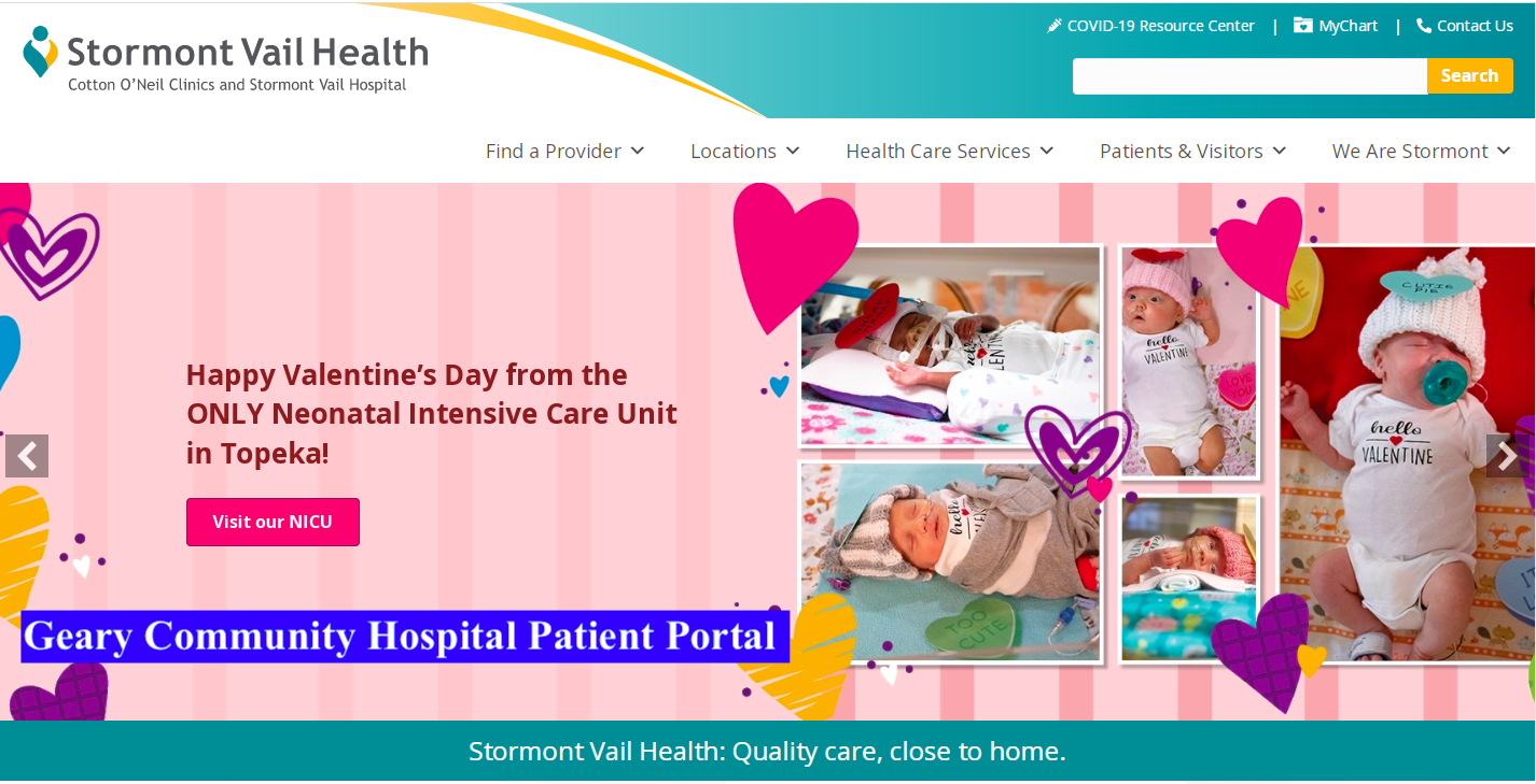 Geary Community Hospital Patient Portal