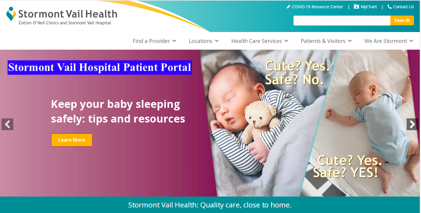 Stormont Vail Hospital Patient Portal