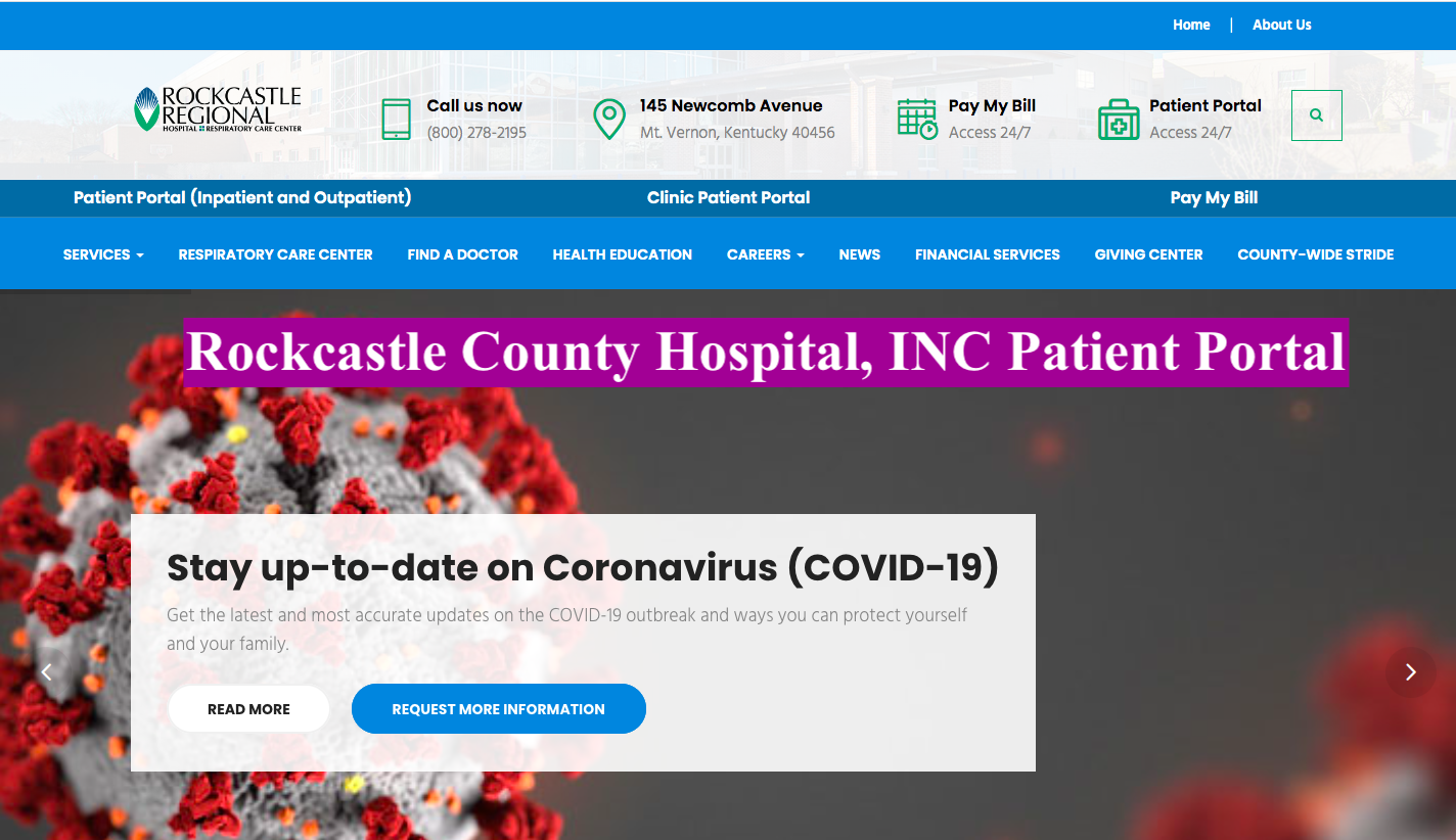Rockcastle County Hospital, INC Patient Portal