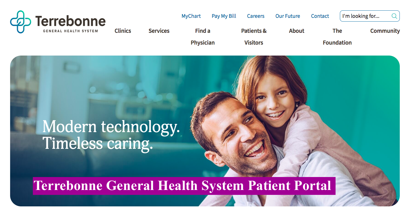 Terrebonne General Health System Patient Portal