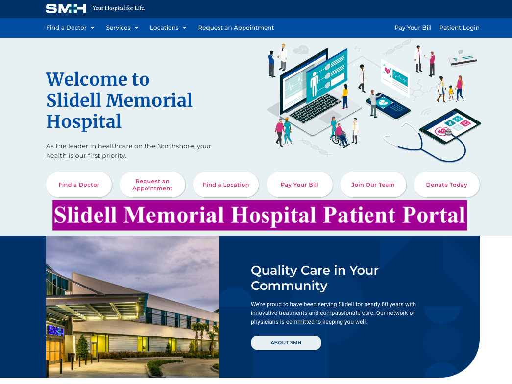 Slidell Memorial Hospital Patient Portal