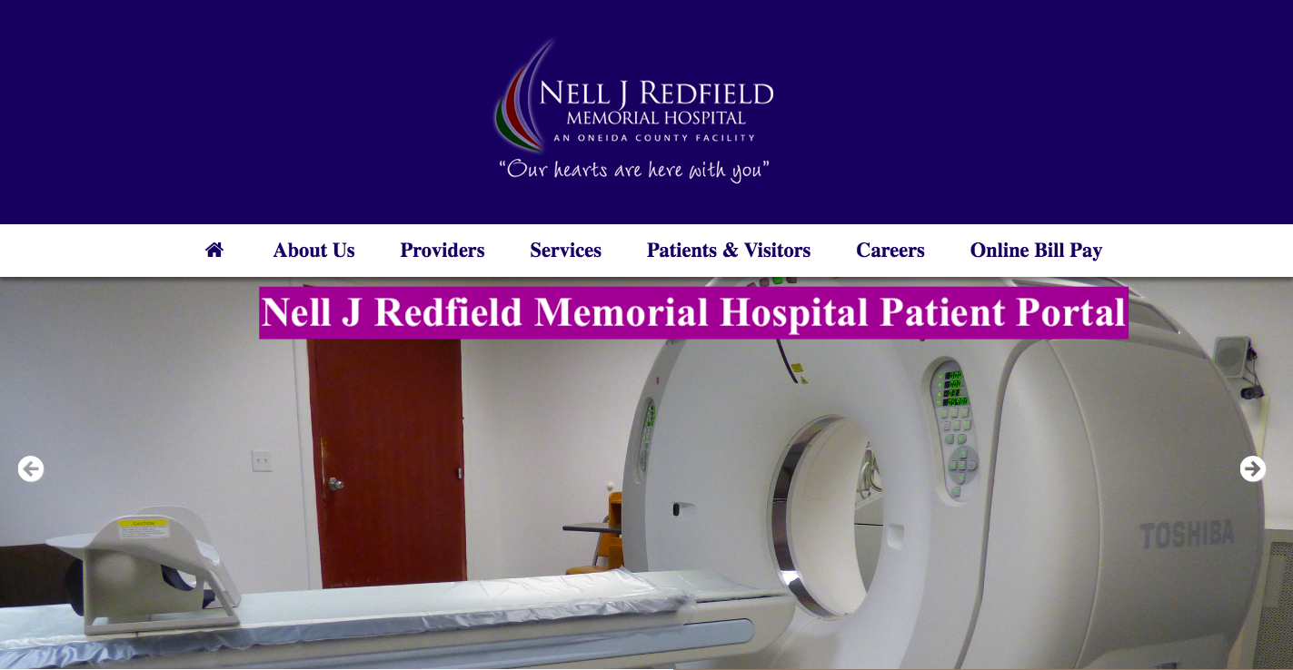 Nell J Redfield Memorial Hospital Patient Portal