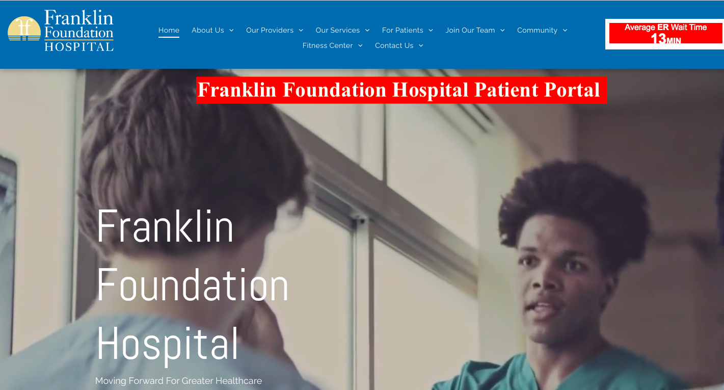 Franklin Foundation Hospital Patient Portal