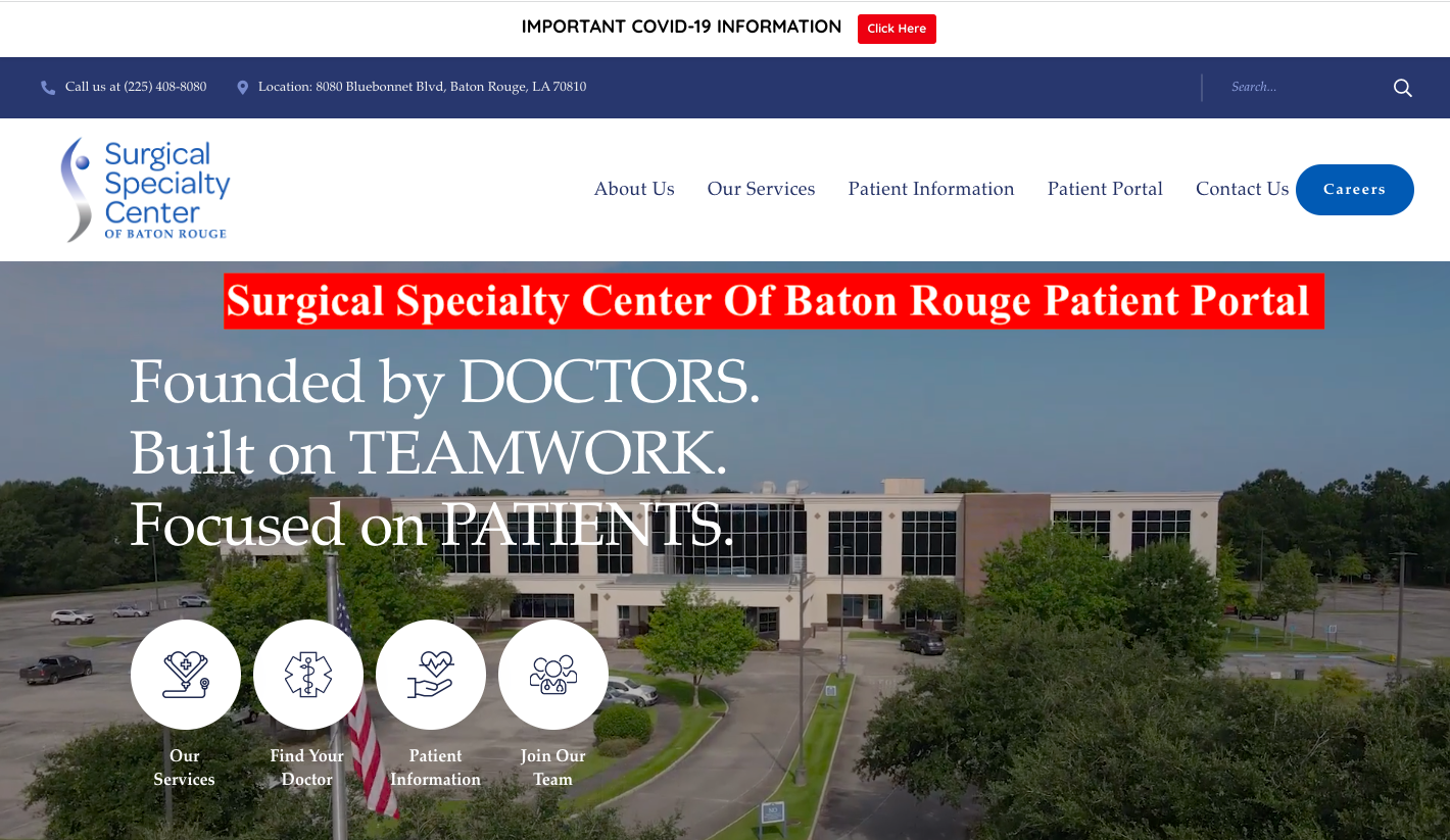 Surgical Specialty Center Of Baton Rouge Patient Portal