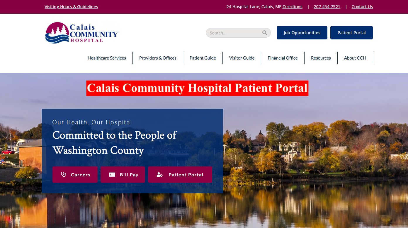 Calais Community Hospital Patient Portal