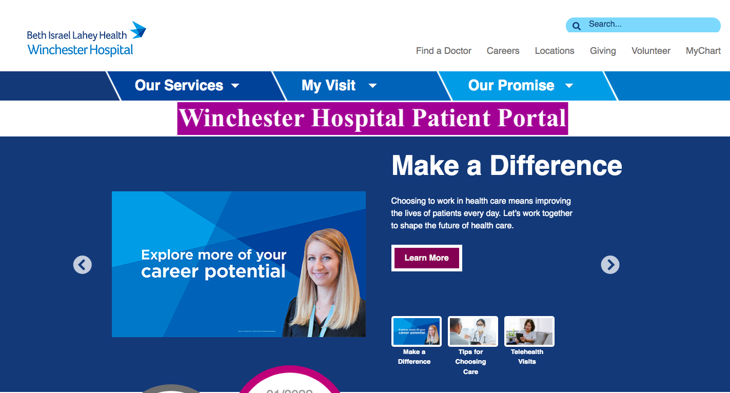 Winchester Hospital Patient Portal