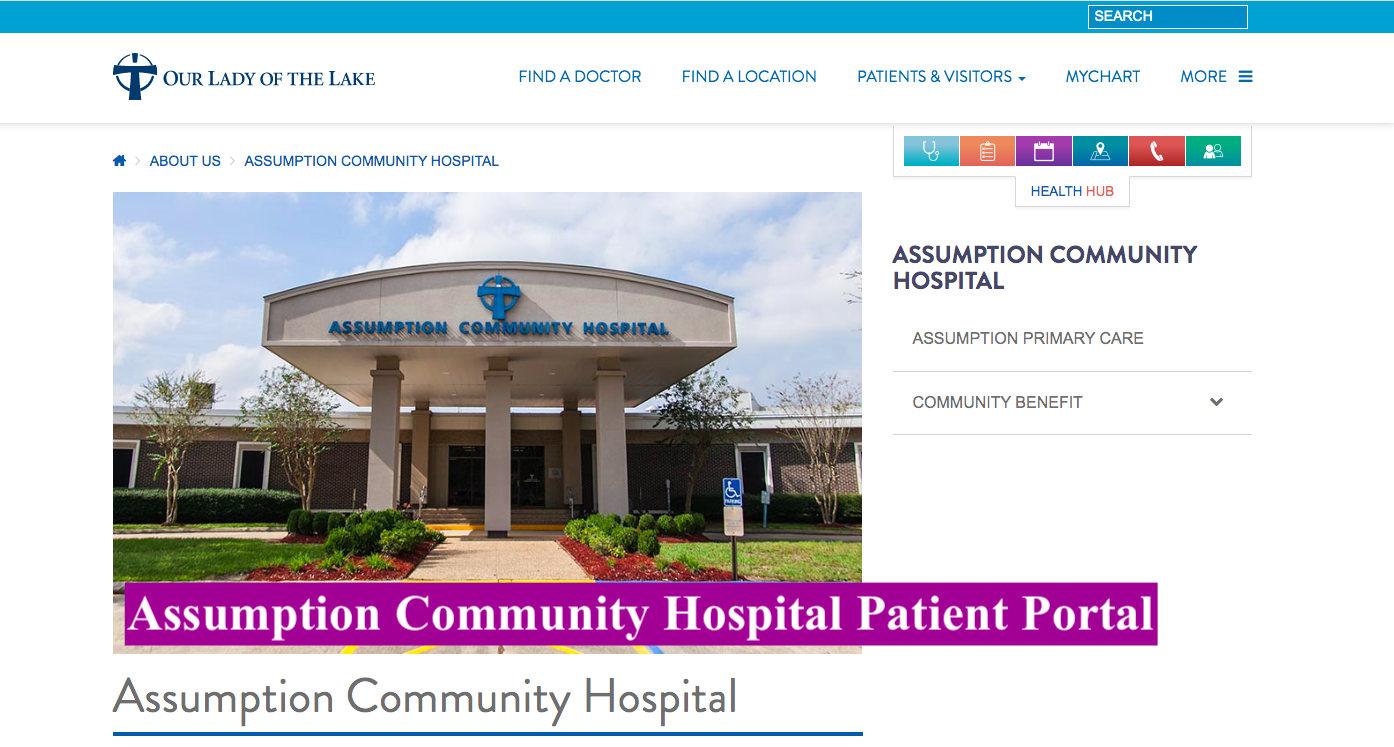 Assumption Community Hospital Patient Portal