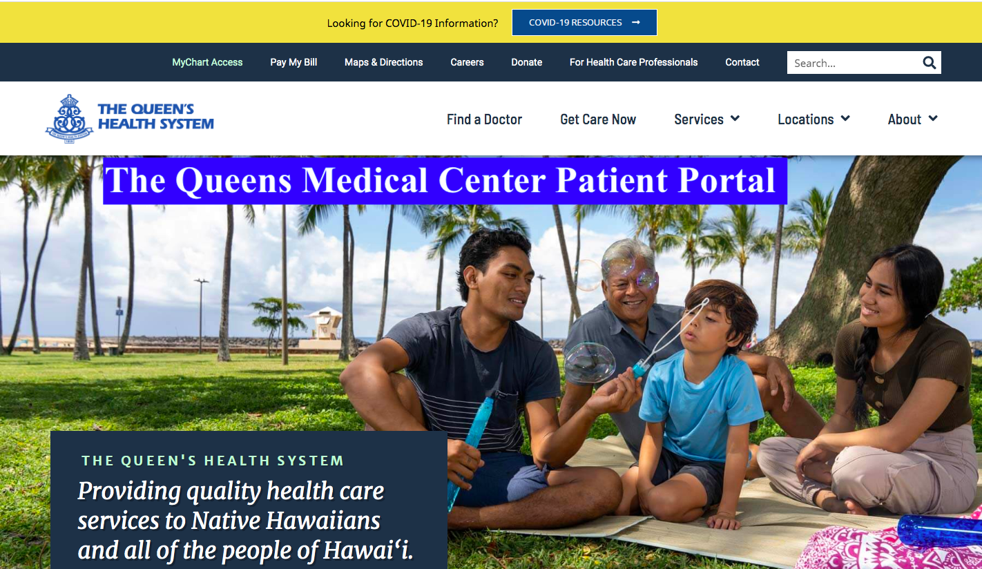 The Queens Medical Center Patient Portal