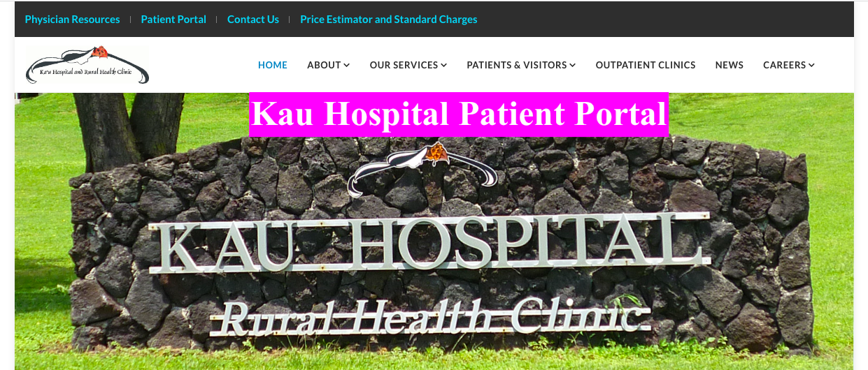 Kau Hospital Patient Portal