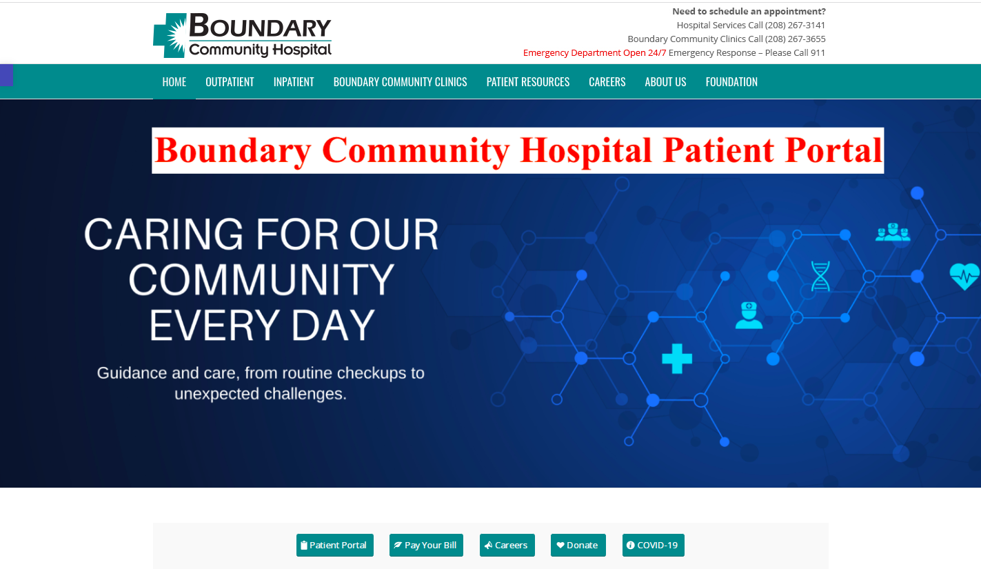Boundary Community Hospital Patient Portal