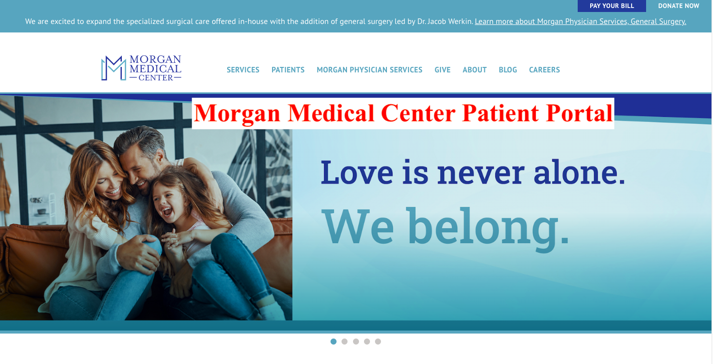 Morgan Medical Center Patient Portal