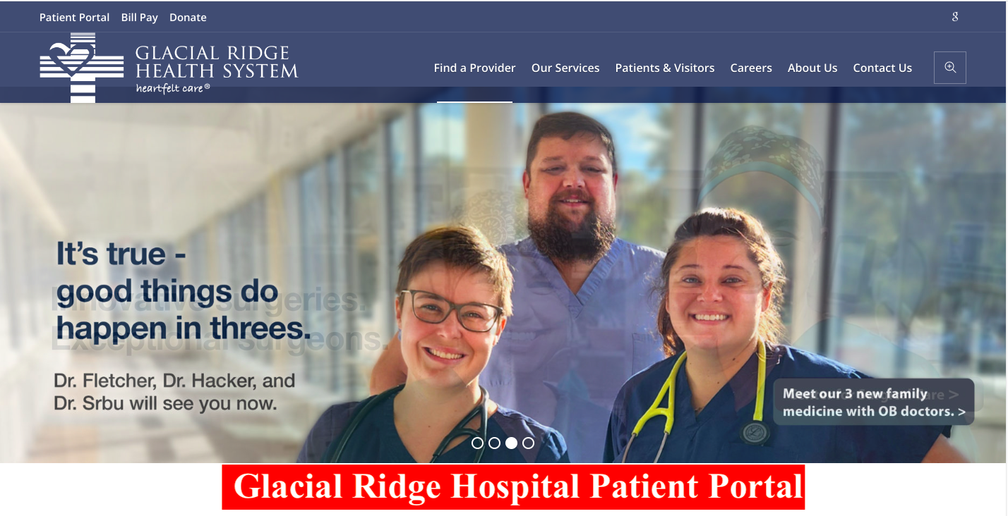 Glacial Ridge Hospital Patient Portal