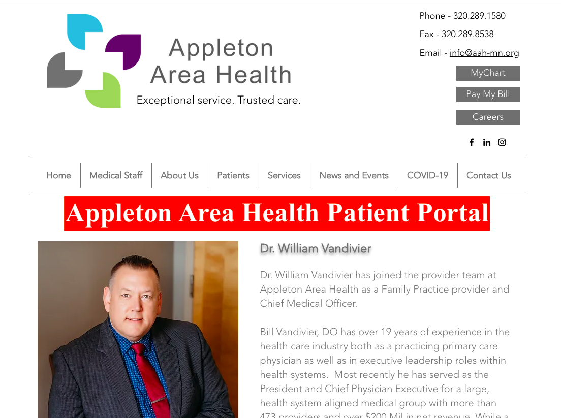 Appleton Area Health Patient Portal