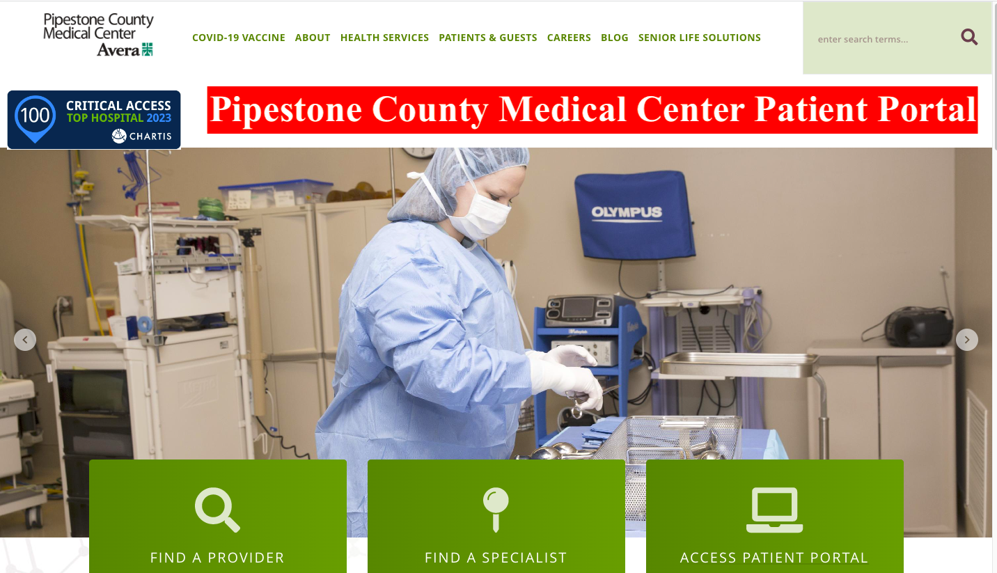 Pipestone County Medical Center Patient Portal