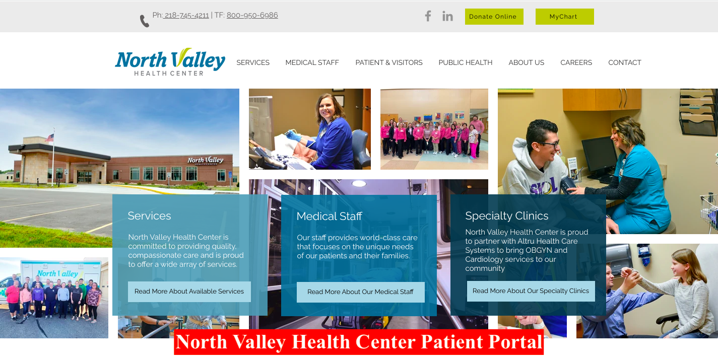 North Valley Health Center Patient Portal
