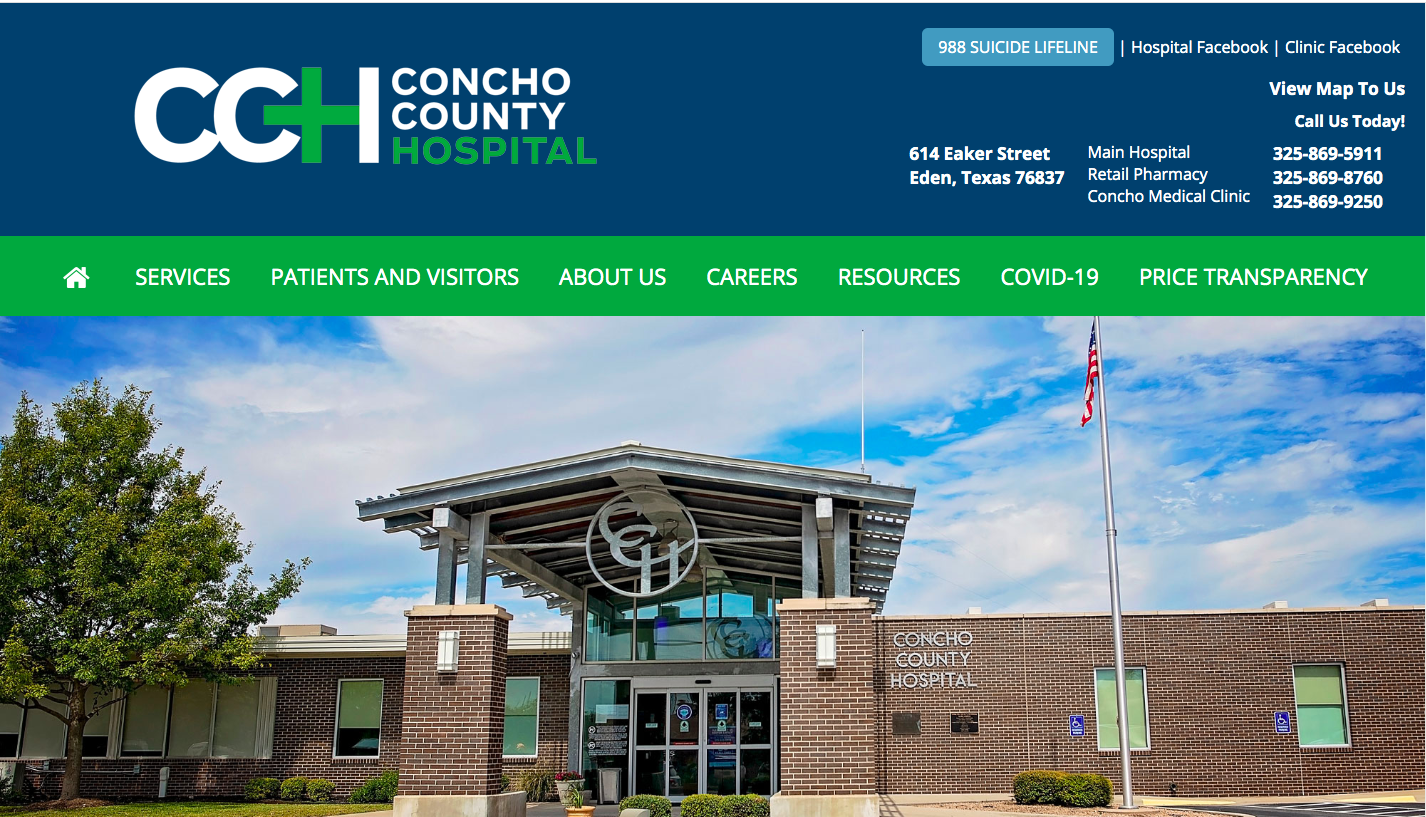 Concho County Hospital Patient Portal