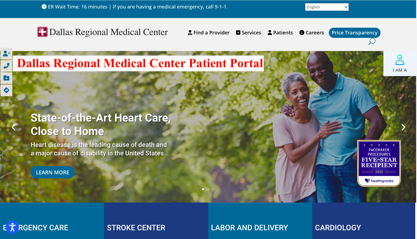 Dallas Regional Medical Center Patient Portal