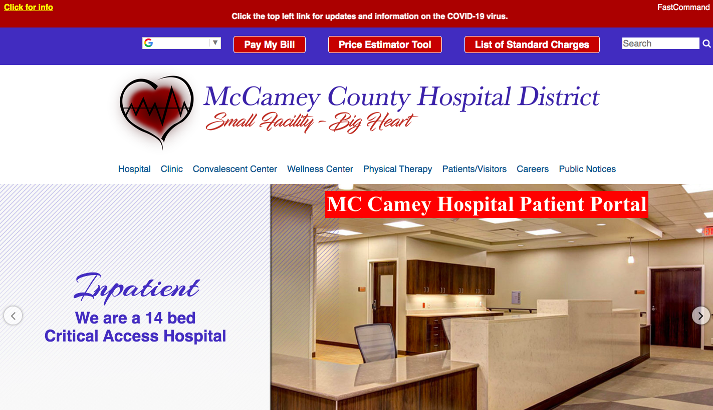 MC Camey Hospital Patient Portal