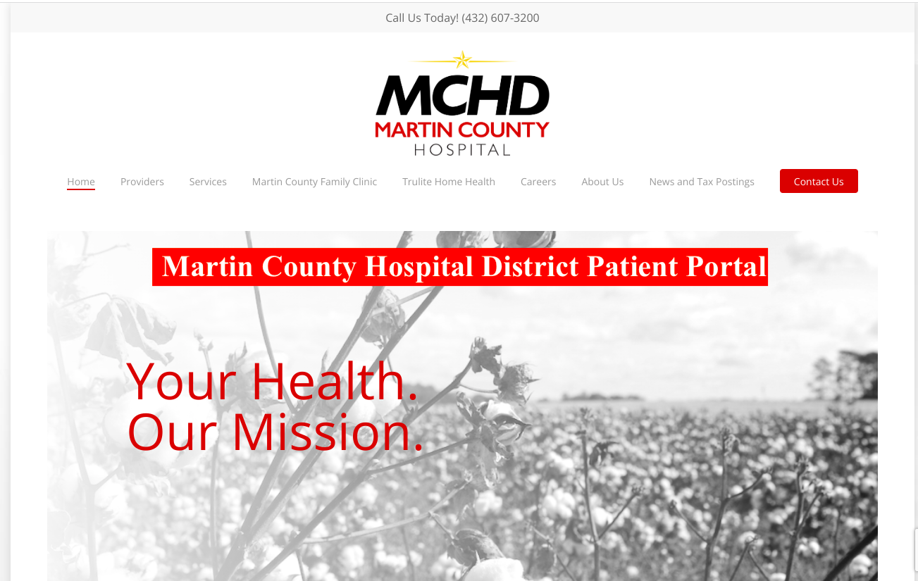 Martin County Hospital District Patient Portal