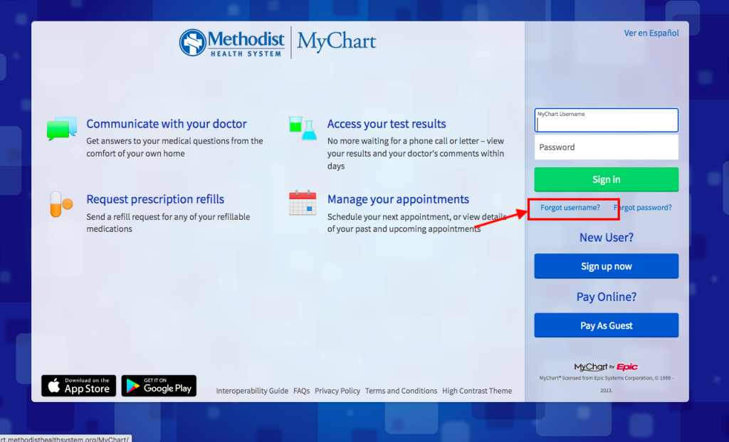 Methodist Charlton Medical Center Patient Portal