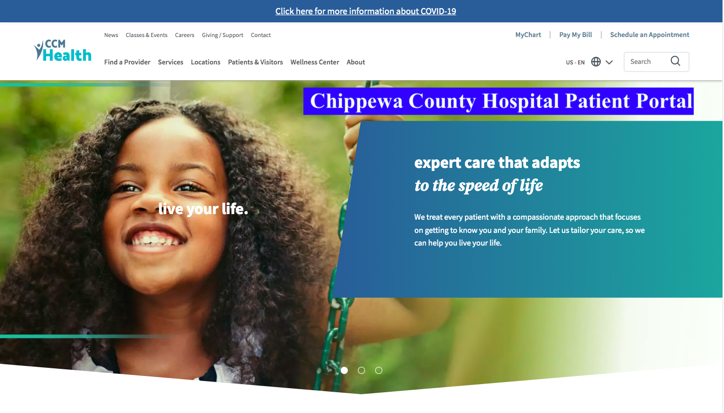 Chippewa County Hospital Patient Portal