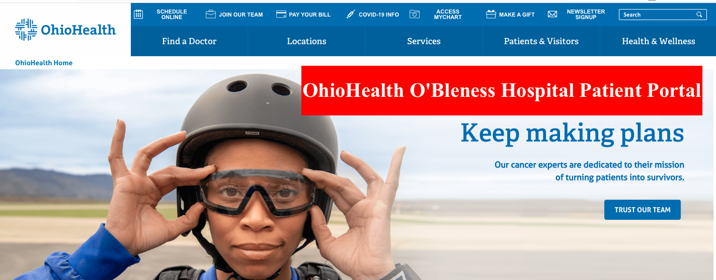 OhioHealth O'Bleness Hospital Patient Portal