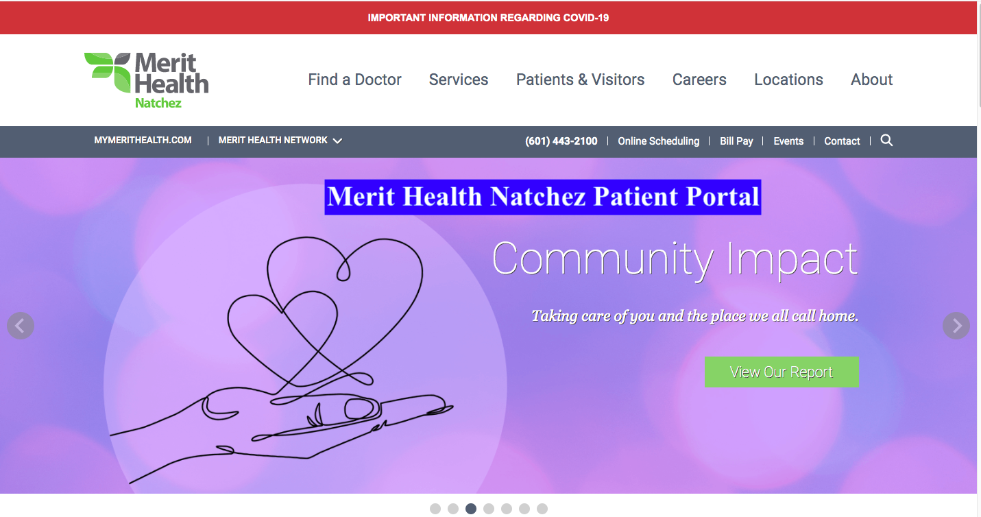 Merit Health Natchez Patient Portal