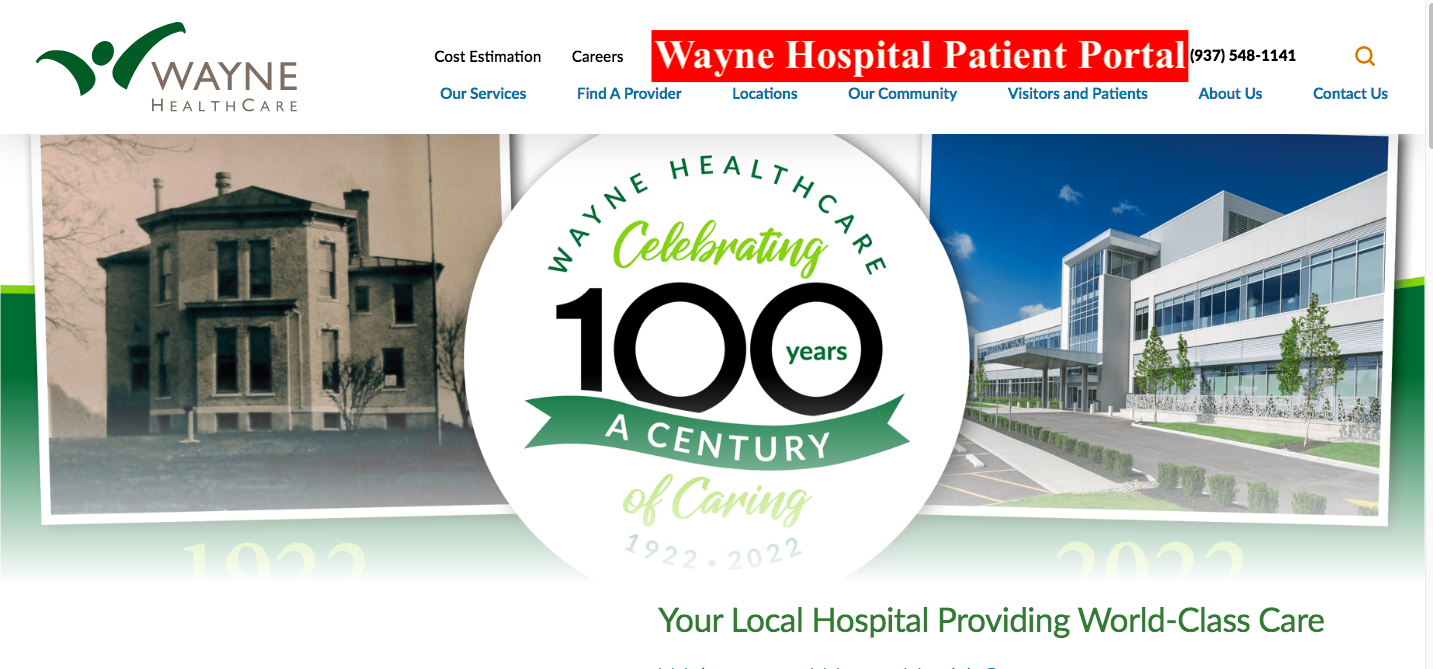 Wayne Hospital Patient Portal