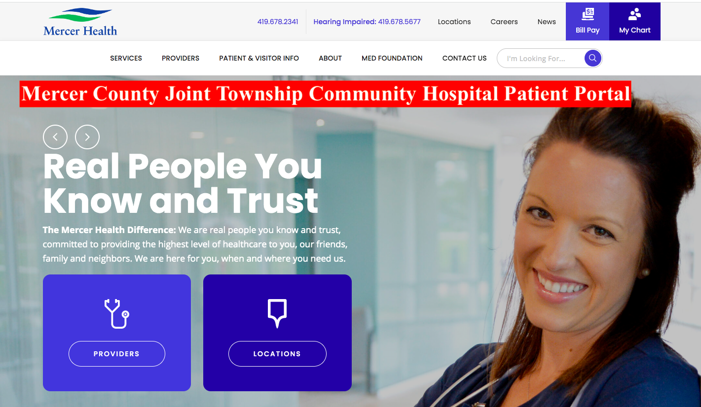 Mercer County Joint Township Community Hospital Patient Portal