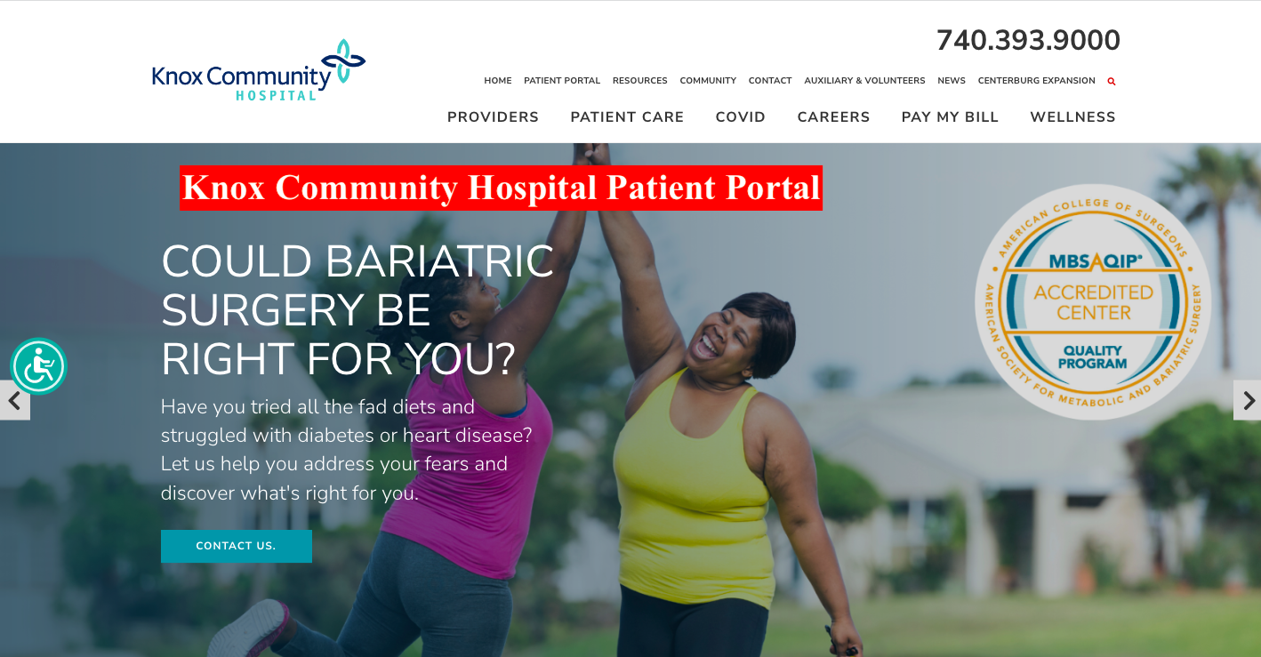 Knox Community Hospital Patient Portal