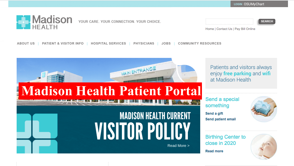 Madison Health Patient Portal