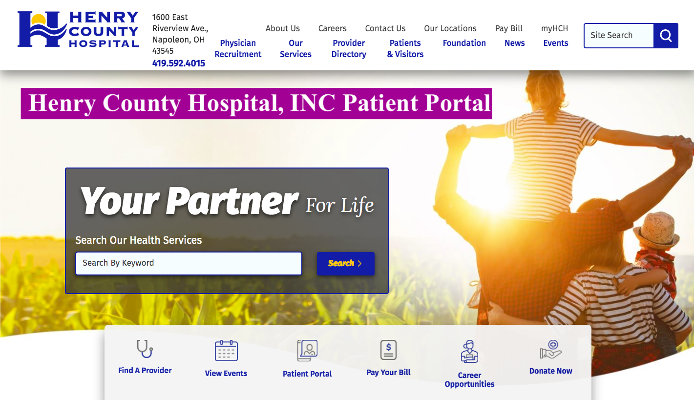Henry County Hospital, INC Patient Portal