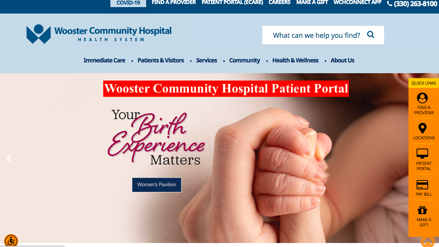 Wooster Community Hospital Patient Portal