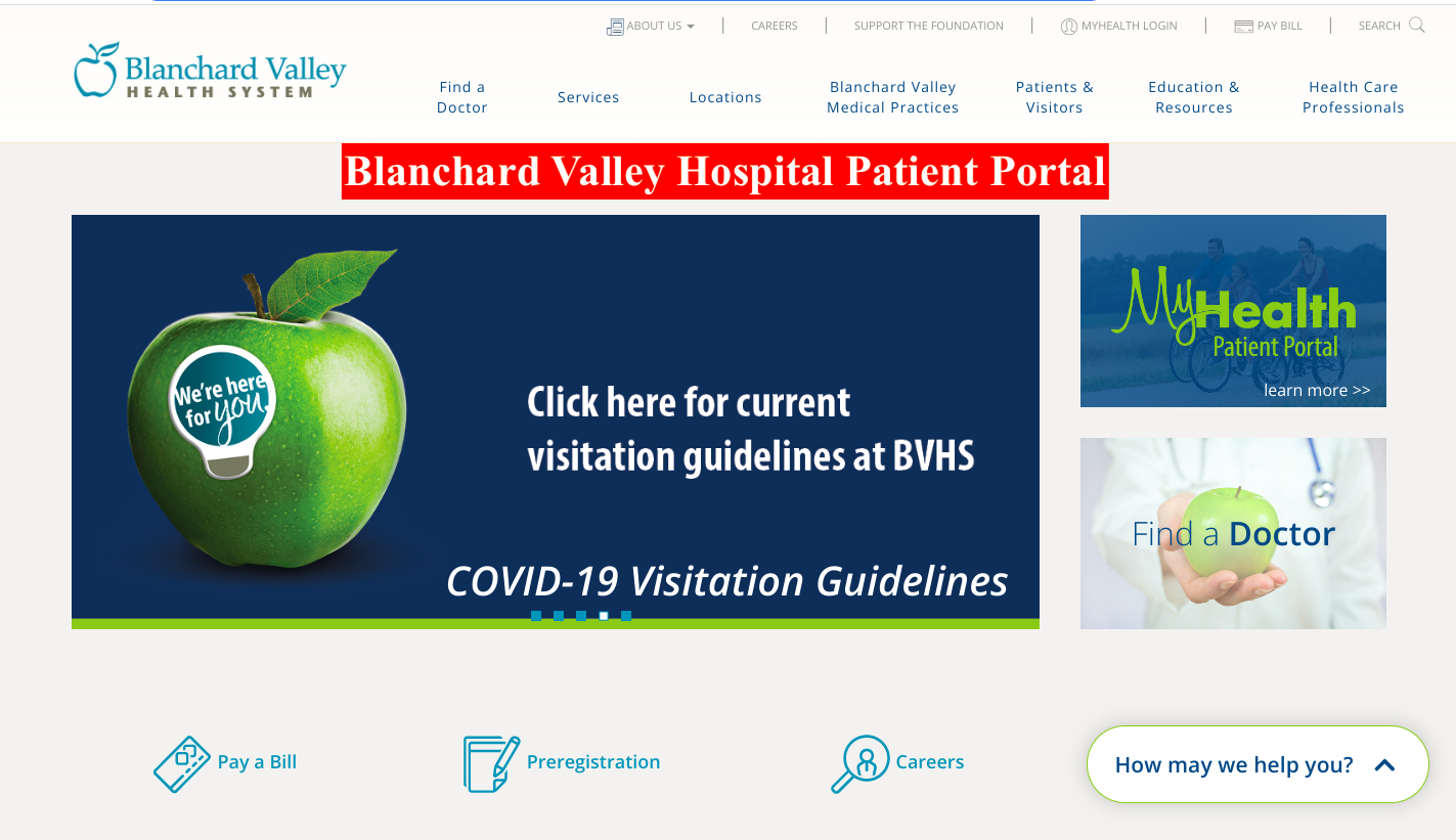 Blanchard Valley Hospital Patient Portal