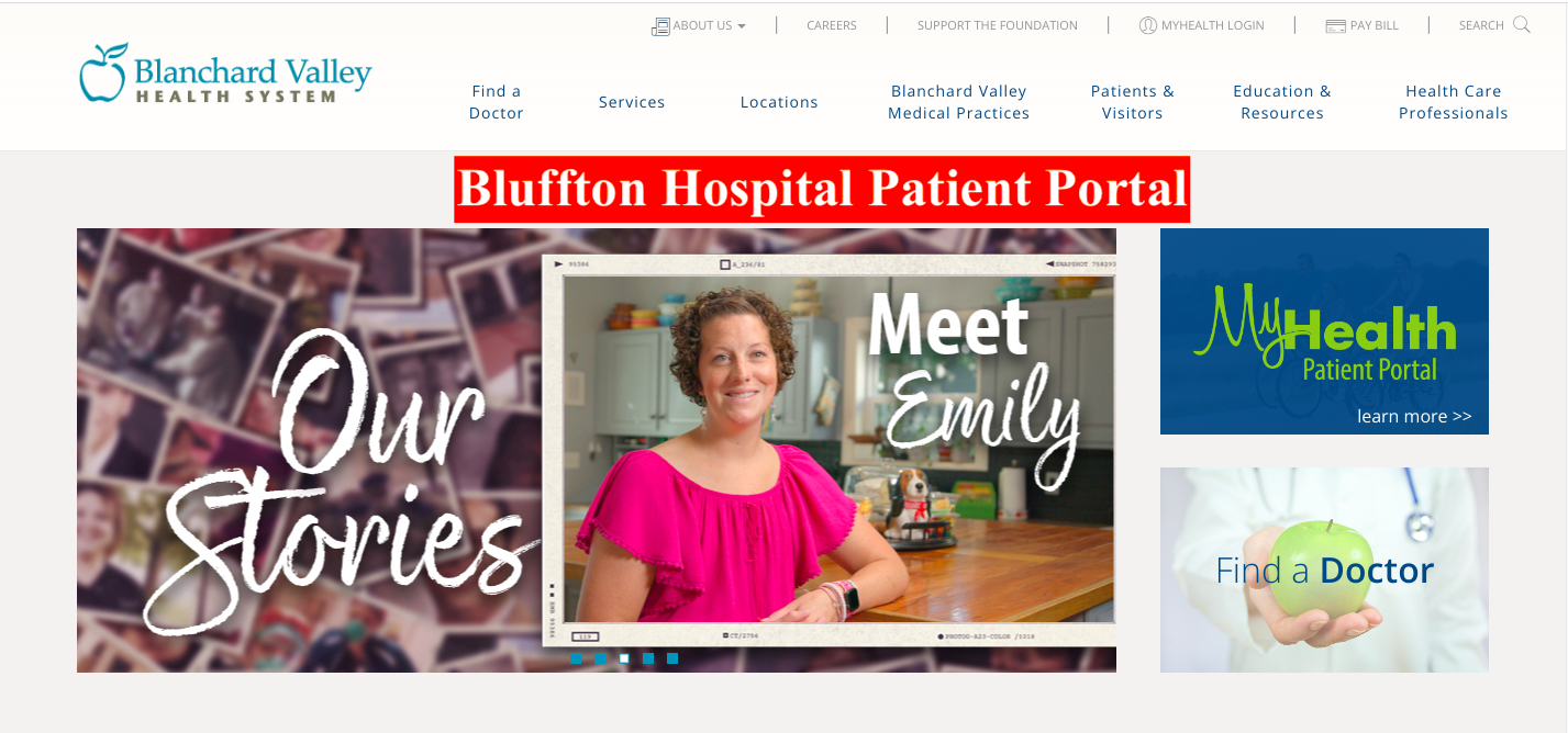 Bluffton Hospital Patient Portal