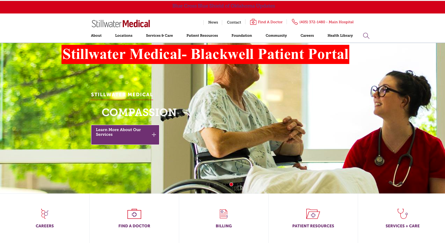 Stillwater Medical- Blackwell Patient Portal