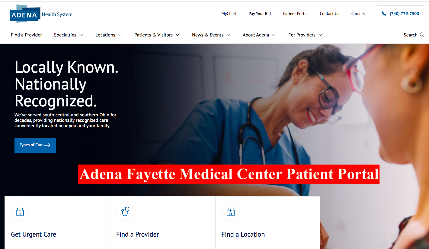 Adena Fayette Medical Center Patient Portal