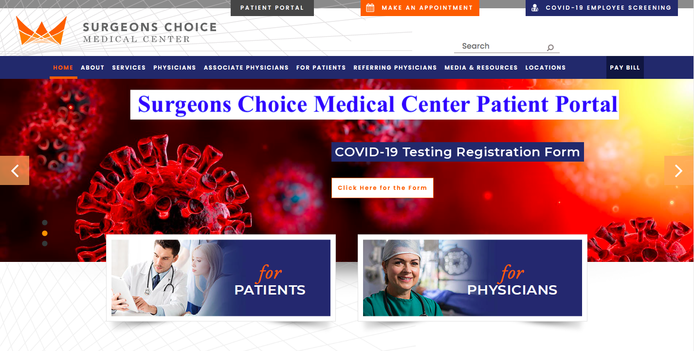 Surgeons Choice Medical Center Patient Portal