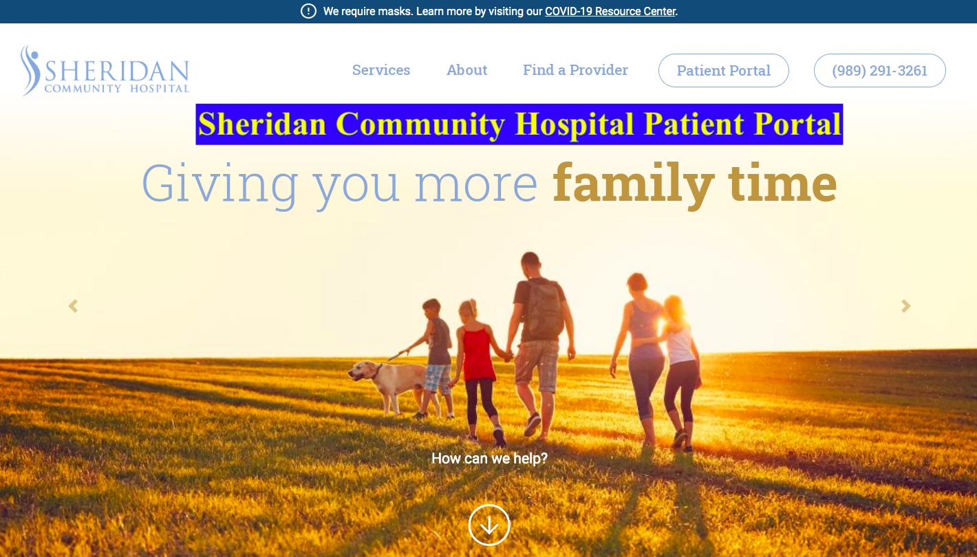 Sheridan Community Hospital Patient Portal