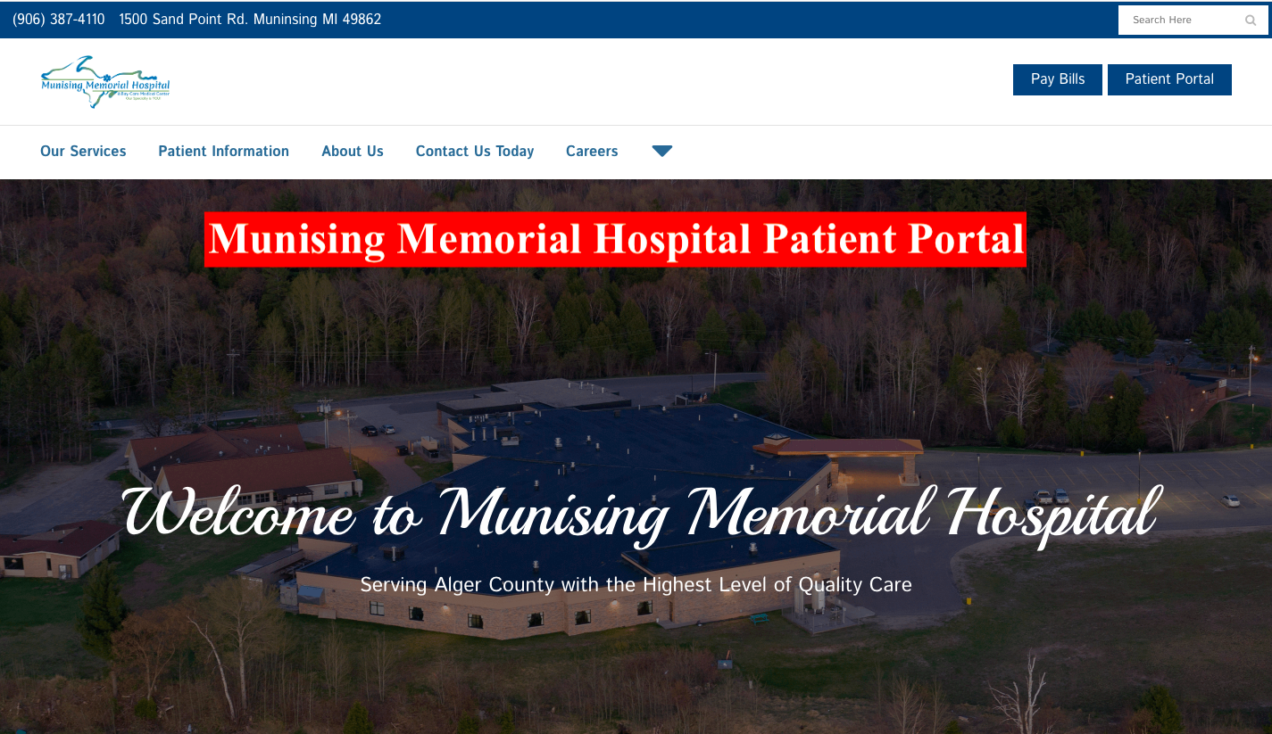Munising Memorial Hospital Patient Portal