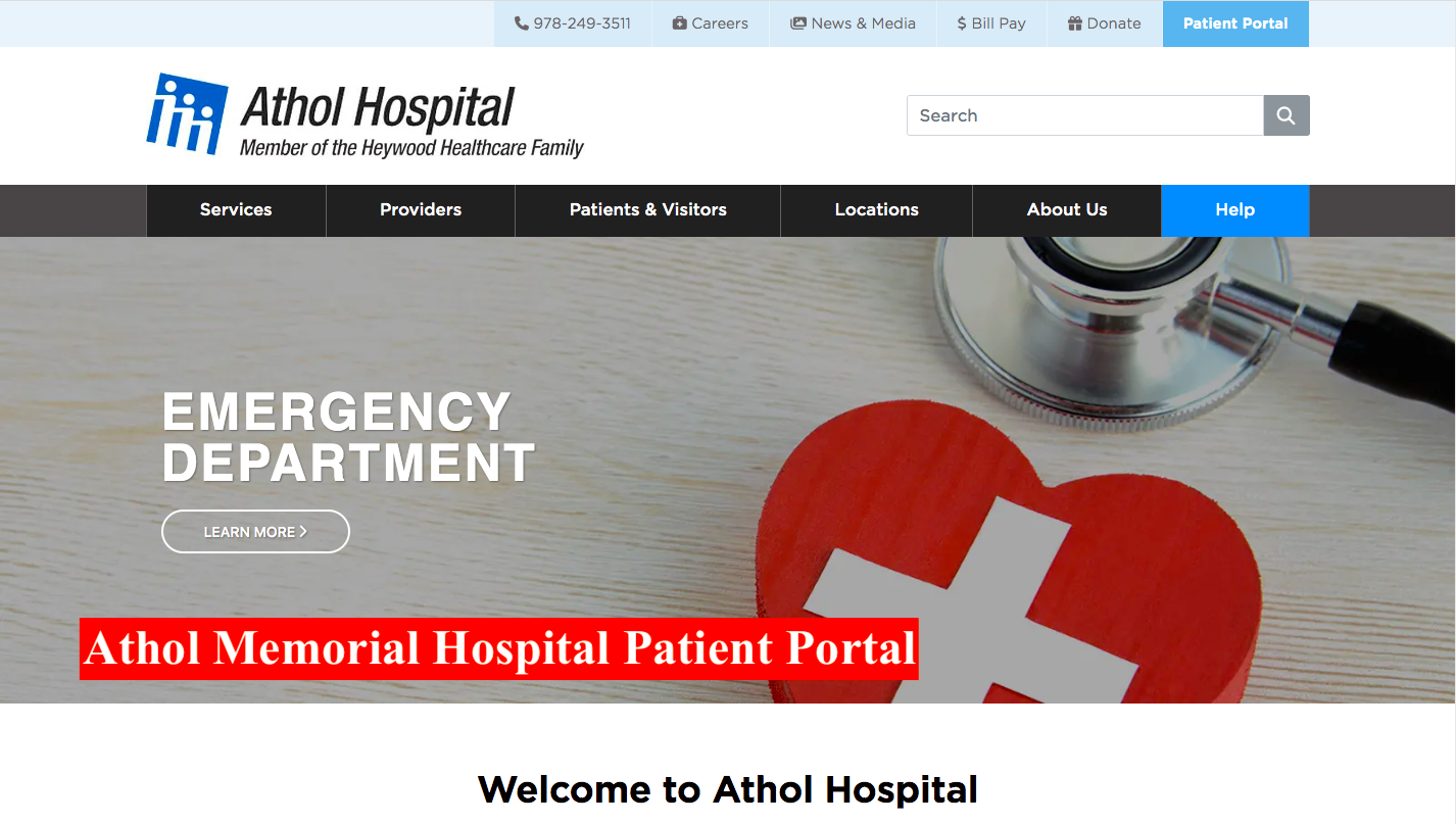 Athol Memorial Hospital Patient Portal