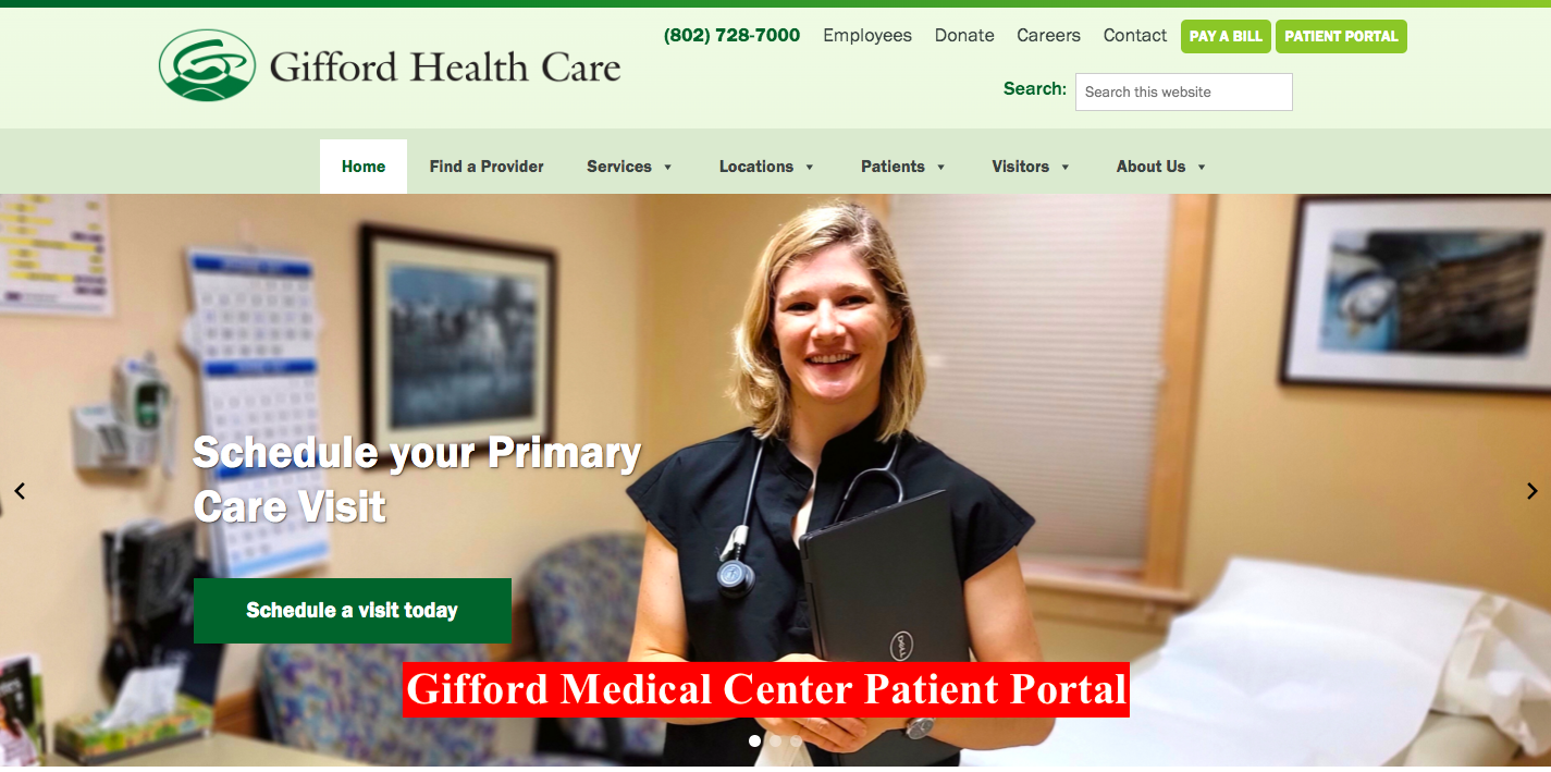 Gifford Medical Center Patient Portal