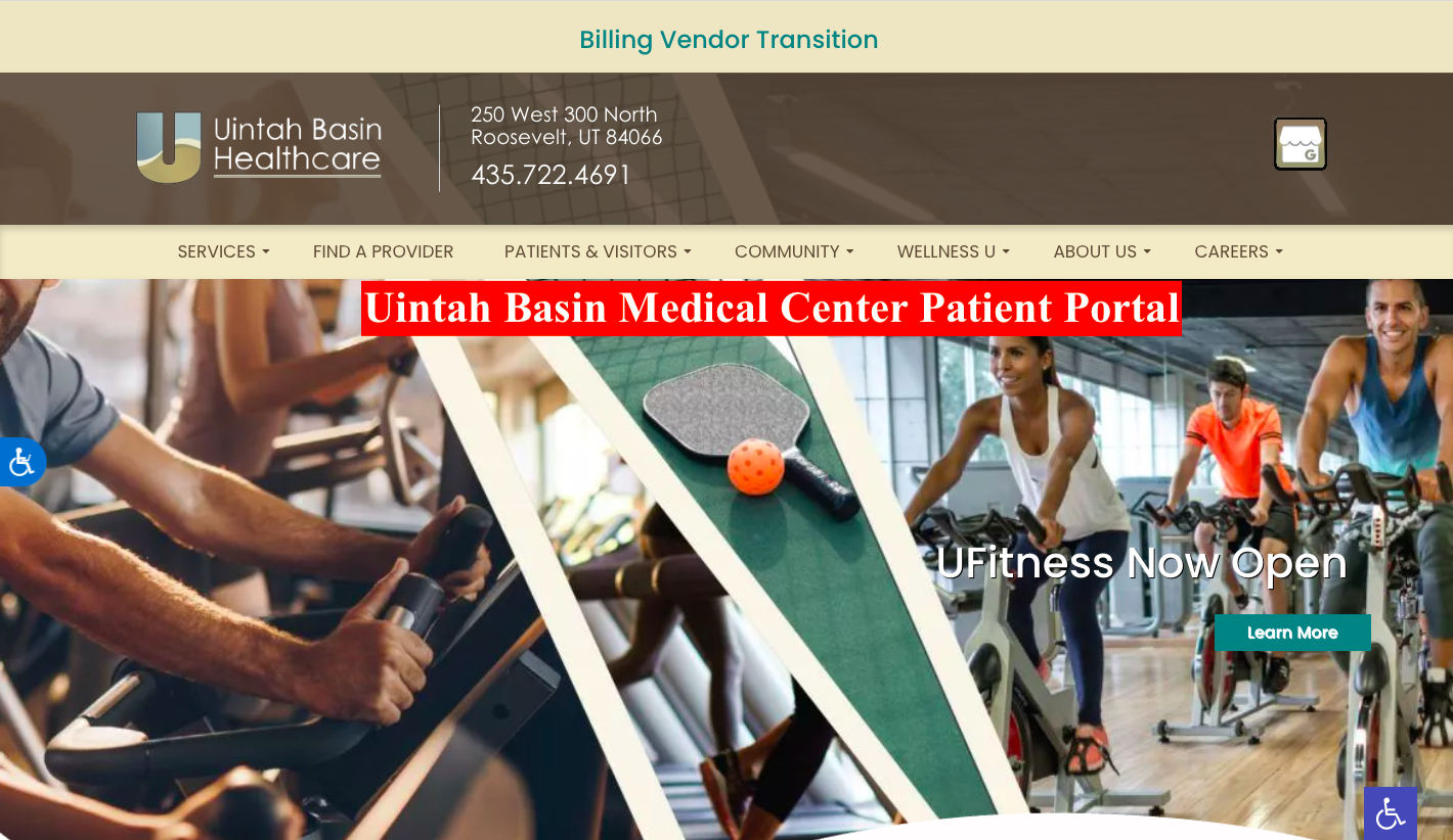 Uintah Basin Medical Center Patient Portal